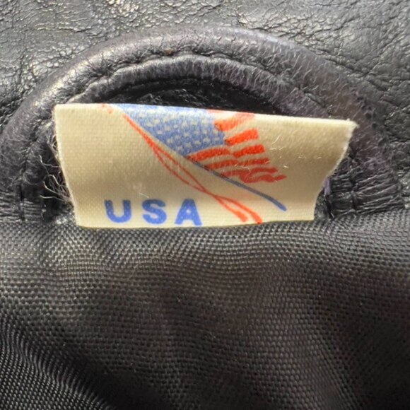 Michael Hoban North Beach Black Leather Jacket Size 38 Made in USA - Picture 9 of 14